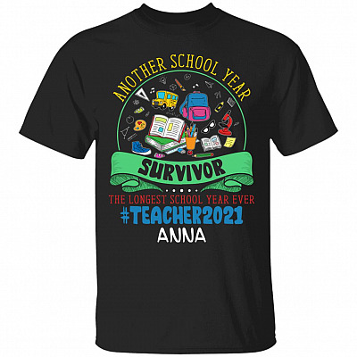 Personalized School Shirt, Black, Unisex T-Shirt