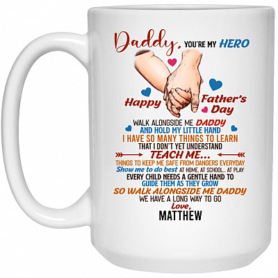 15 oz. White Mug