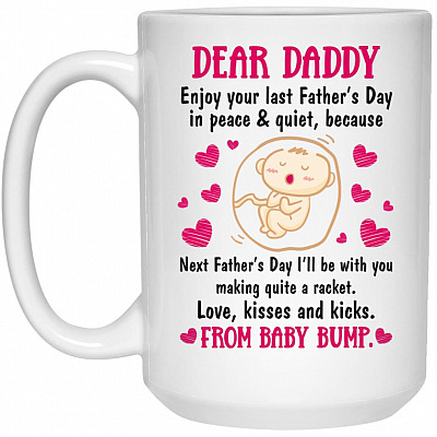 15 oz. White Mug
