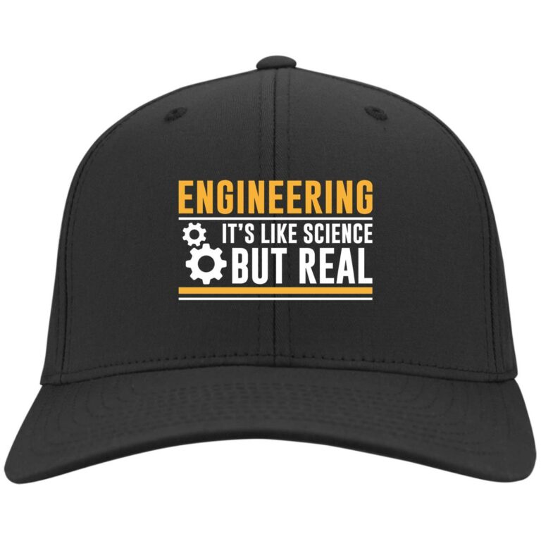 real, Black, Twill Cap