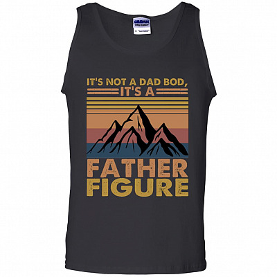 Dad Bod Tank Top, Black, Unisex Tank Top