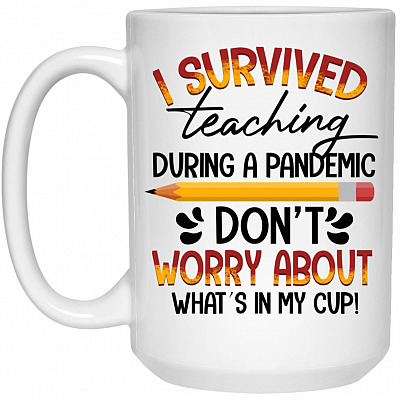15 oz. White Mug