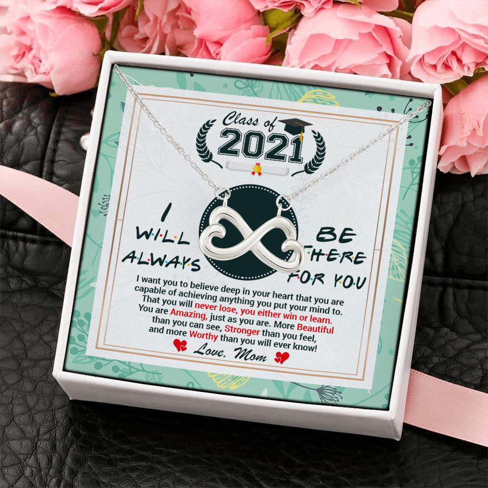 4UT. Be There For You 2021 Infinity Heart Necklace (Silver) 4