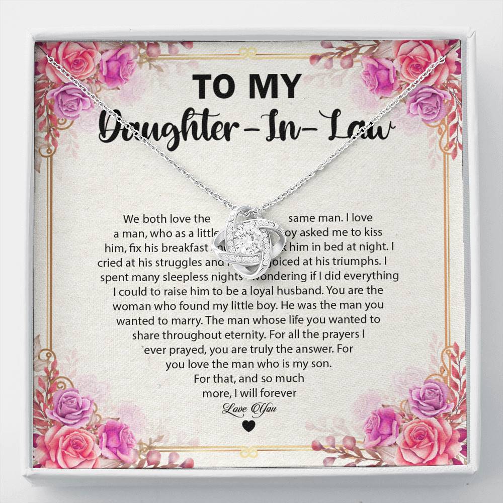 To My Daughter In Law Necklace To Daughter In law The Same Man