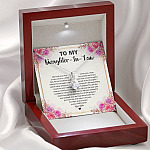 To My Daughter In law we Both Love The Same Man Alluring Beauty Pendant Necklace - Gift For Daughter In Law Gift
