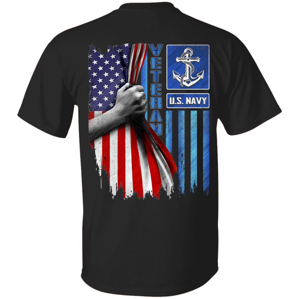 US Navy Veteran Shirt, Black, Unisex T-Shirt