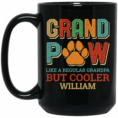 15 oz. Black Mug