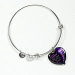 Angel Wings Mom I'll Hold You in My Heart Until I Hold You in Heaven Heart Pendant Necklace - Bangle