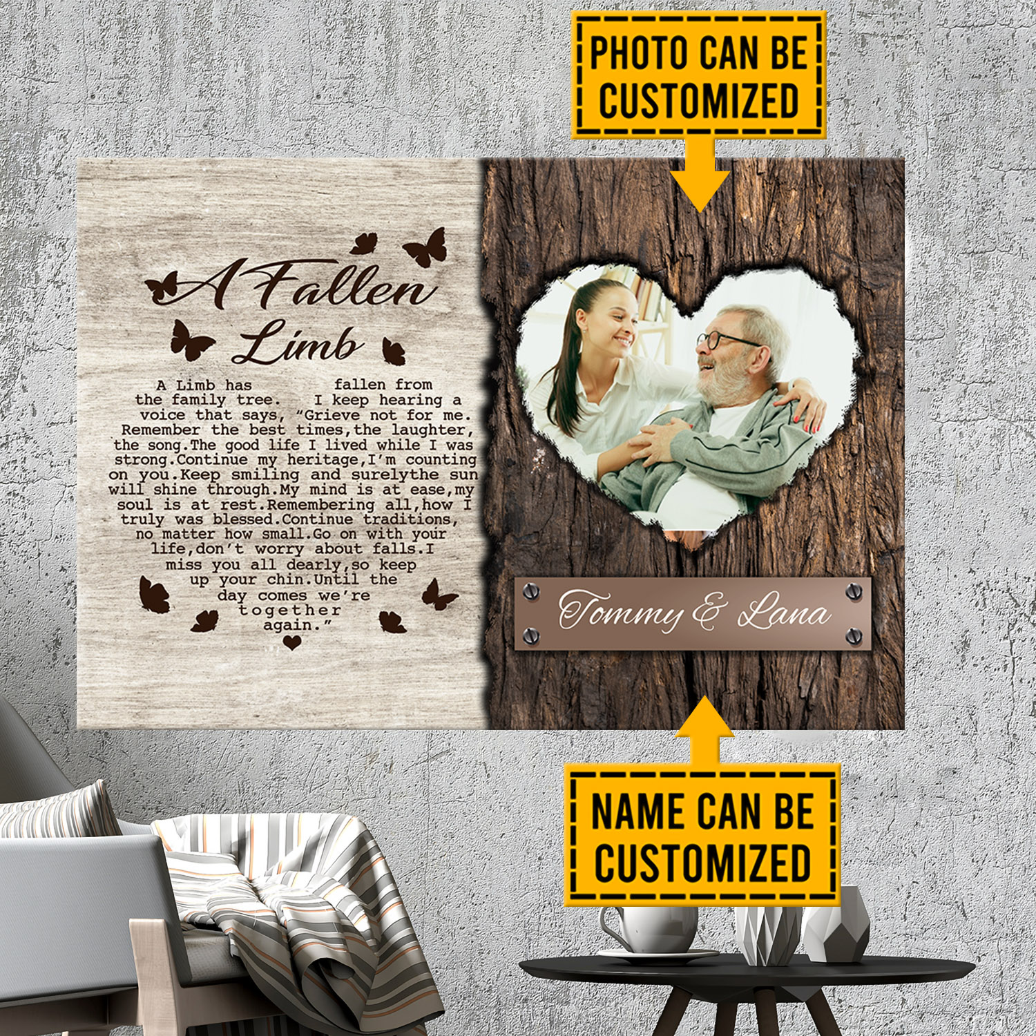 Custom Photo A Fallen Limb A Limb Has The Family Tree 3