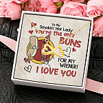 2KNG. Buns Wiener(4) Infinity Heart Necklace (Gold) 4