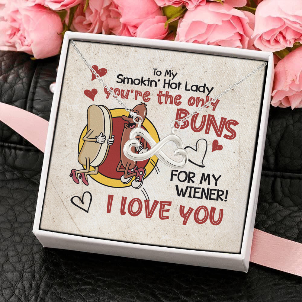 2KNG. Buns Wiener(4) Infinity Heart Necklace (Silver) 4