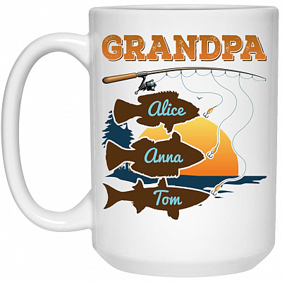 15 oz. White Mug