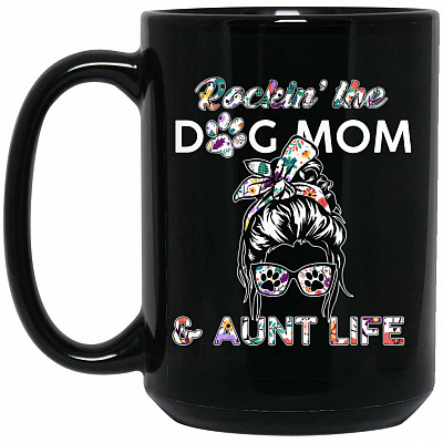 15 oz. Black Mug