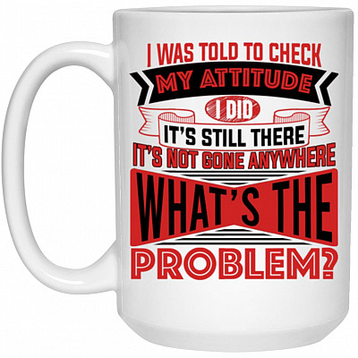 15 oz. White Mug