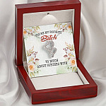 You're My Favorite Bitch To Bitch About Bitches With Bestie Double Hearts Pendant Necklace - Necklaces for Women