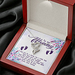 To My Mommy I May Just Be A Bump But I Love You More Than You Ever Know Love Your Tummy Double Hearts Necklace