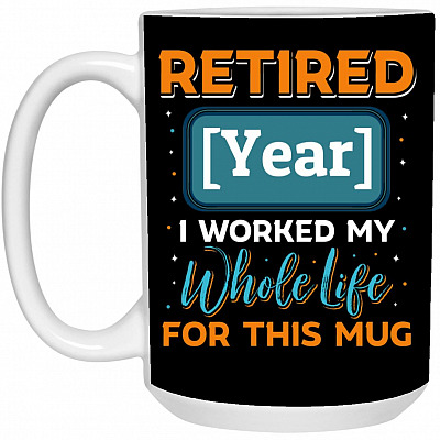 15 oz. White Mug