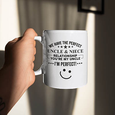 We Have the Perfect Uncle and Niece Relationship You're My Uncle Mug - Beer Stein - Water Bottle - Color Changing Mug