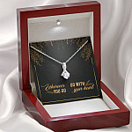 Graduation Gift for Daughter Wherever You Go Go with Your Heart Alluring Beauty Necklace