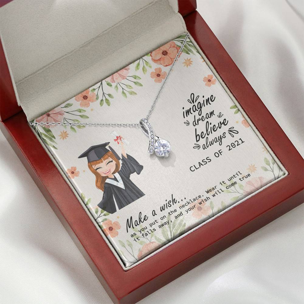 Graduation Gift Class of 2021 Make a Wish and Put on Your Necklace Alluring Beauty Necklace Graduation Gift Class of 2021 Make a Wish and Put on Your Necklace Alluring Beauty Necklace