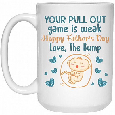 15 oz. White Mug