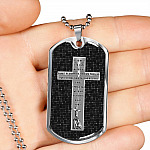 Fear Not For I Am With You Do Not Be Dismayed For I Am Your God Isaiah 41 10 Dog Tag Pendant Necklace Fear Not For I Am With You Do Not Be Dismayed For I Am Your God Isaiah 41 10 Dog Tag Pendant Necklace