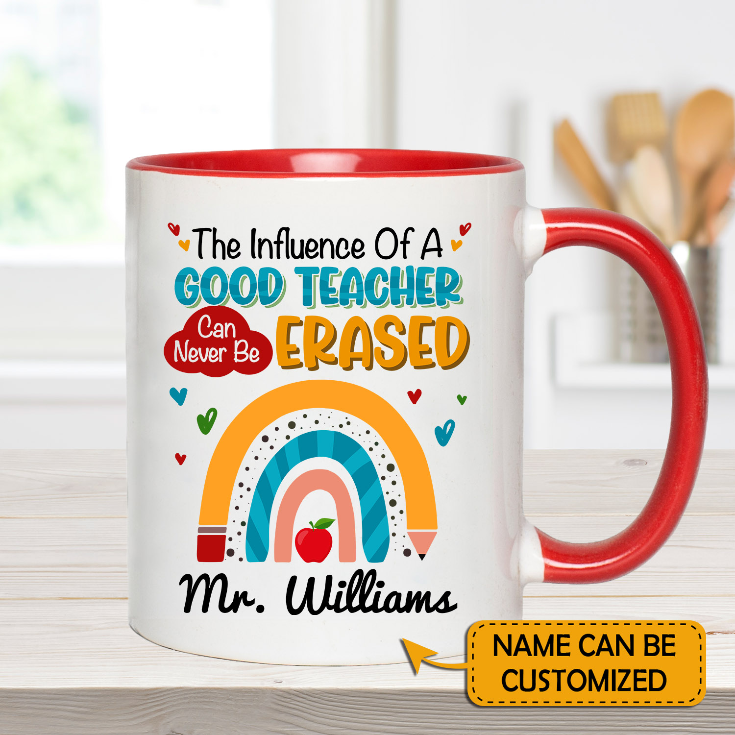 6VT. The Influence Of A Good Teacher accent mug mk2