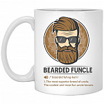 Beared Mug, White, 11 oz. White Mug
