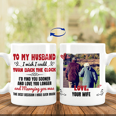 15 oz. White Mug