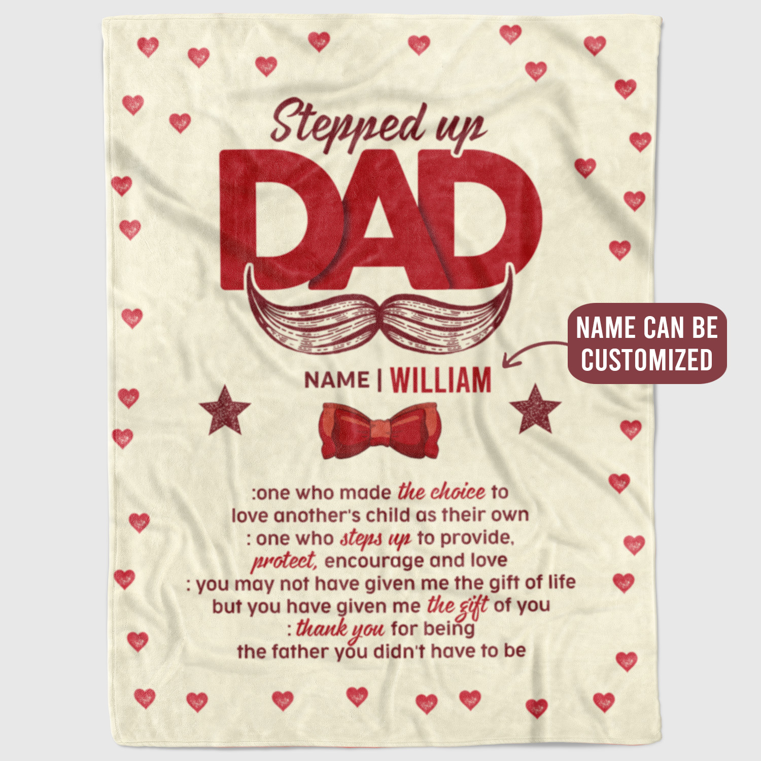 2VT. Stepped Up Dad Made The Choice blanket mk1