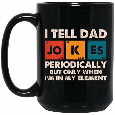 15 oz. Black Mug