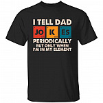 dad tee, Black, Unisex T-Shirt