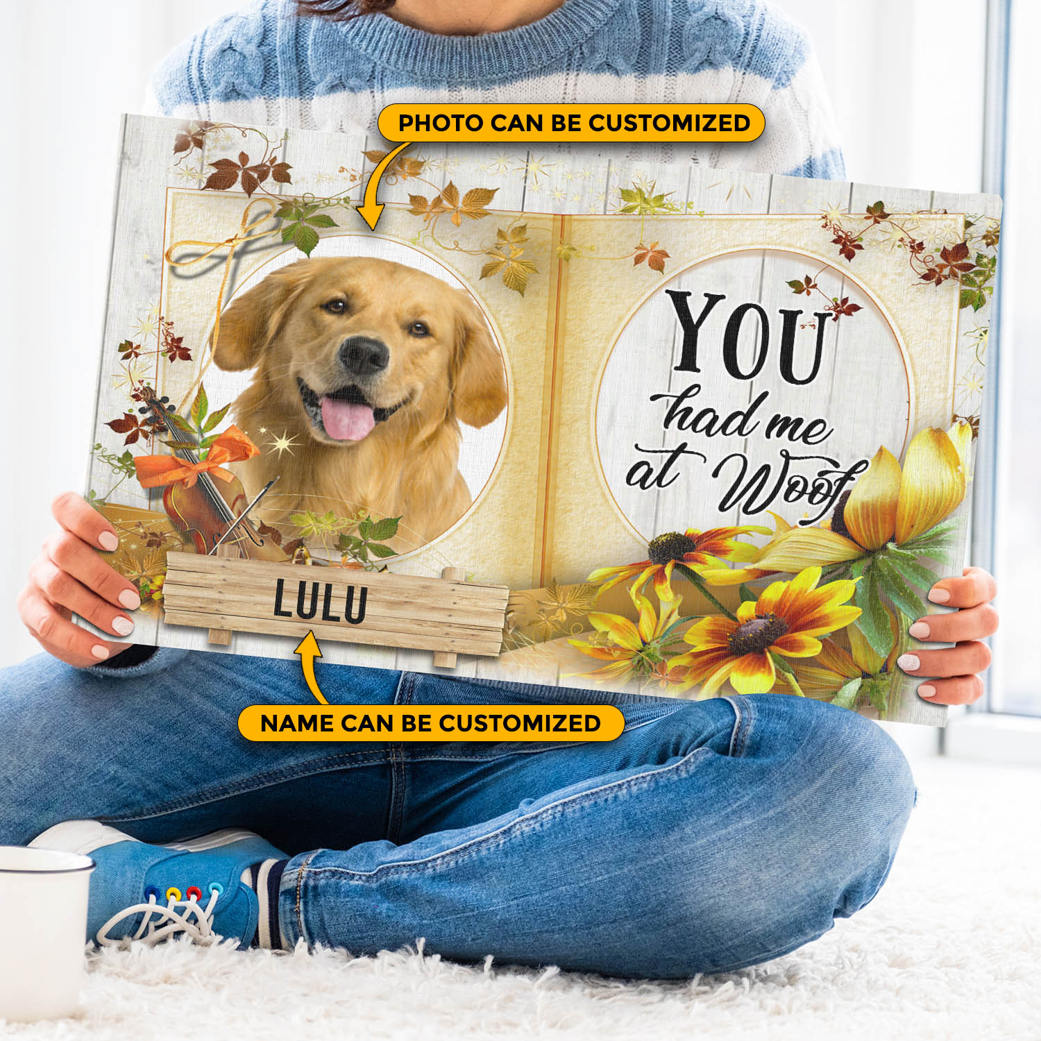 2KNG. Dog woof - Sample Design mk3