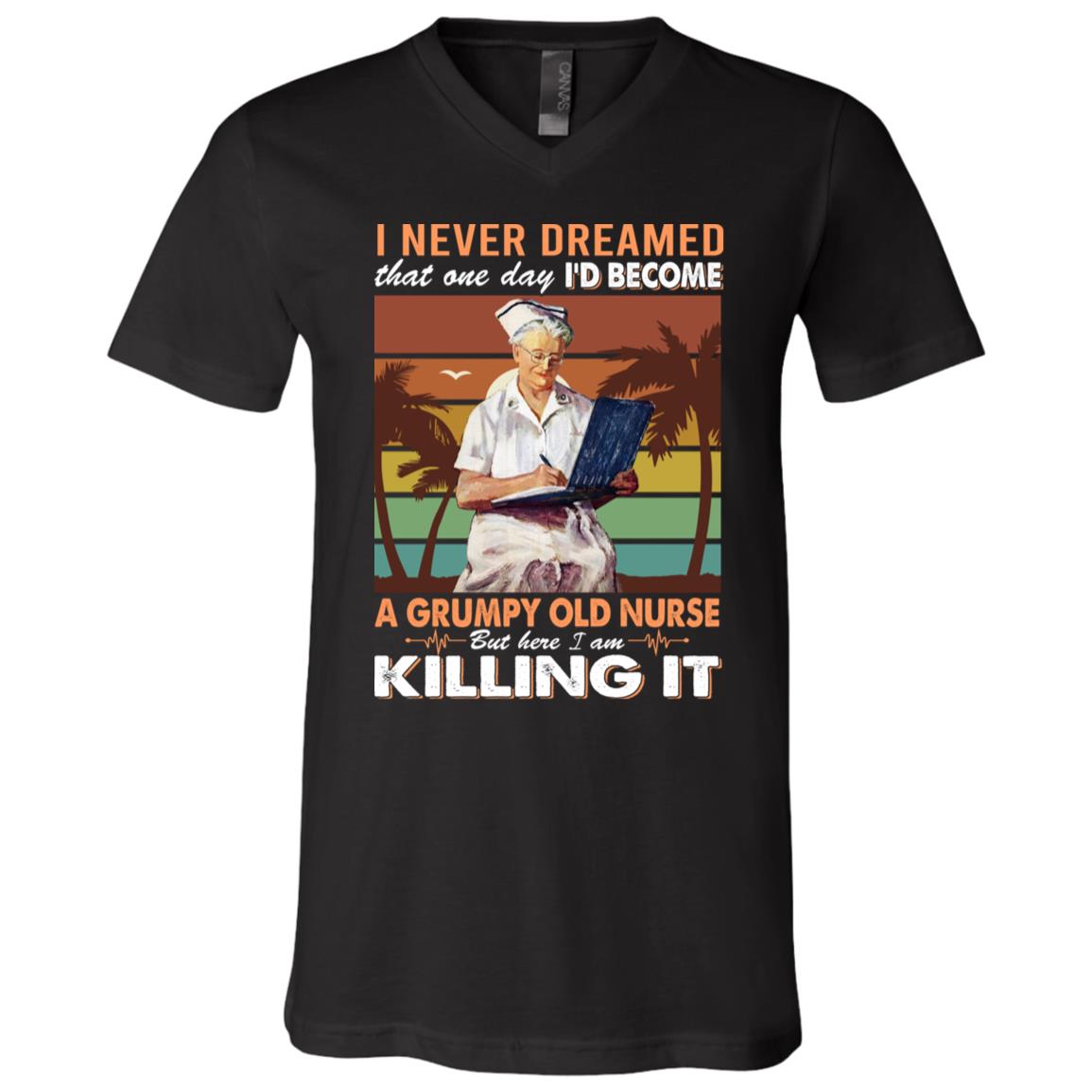I Never Dreamed That One DayV-Neck, Black, V-Neck T-Shirt