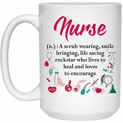 15 oz. White Mug