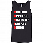 C-O-V-I-D Tank, Black, Unisex Tank Top