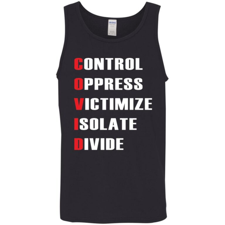 C-O-V-I-D Tank, Black, Unisex Tank Top