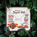 To My Gorgeous Wife When I Tell You I Love You I Don't Say It Out Of Habit Love Your Firefighter Scripted Love Necklace