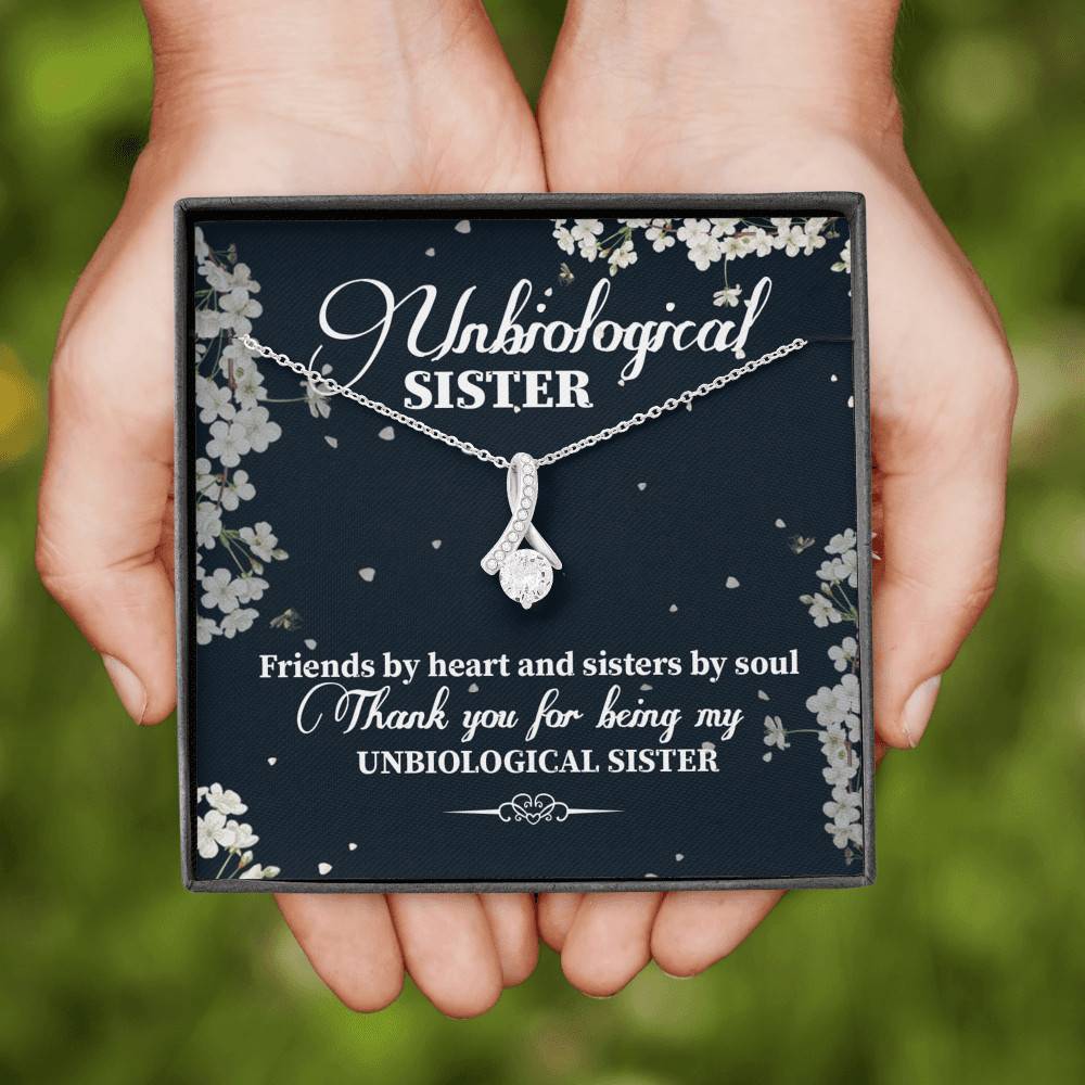 Unbiological Sister Friends By Heart And Sisters By Soul Alluring Beauty Necklace - Bestie Gifts for Women Jewelry Unbiological Sister Friends By Heart And Sisters By Soul Alluring Beauty Necklace - Bestie Gifts for Women Jewelry