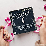 Unbiological Sister Friends By Heart And Sisters By Soul Alluring Beauty Necklace - Bestie Gifts for Women Jewelry Unbiological Sister Friends By Heart And Sisters By Soul Alluring Beauty Necklace - Bestie Gifts for Women Jewelry