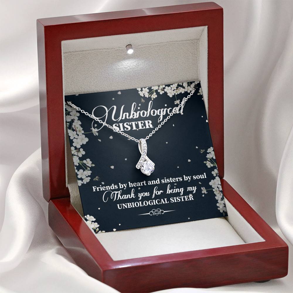 Unbiological Sister Friends By Heart And Sisters By Soul Alluring Beauty Necklace - Bestie Gifts for Women Jewelry Unbiological Sister Friends By Heart And Sisters By Soul Alluring Beauty Necklace - Bestie Gifts for Women Jewelry