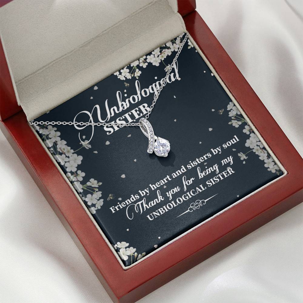 Unbiological Sister Friends By Heart And Sisters By Soul Alluring Beauty Necklace - Bestie Gifts for Women Jewelry Unbiological Sister Friends By Heart And Sisters By Soul Alluring Beauty Necklace - Bestie Gifts for Women Jewelry