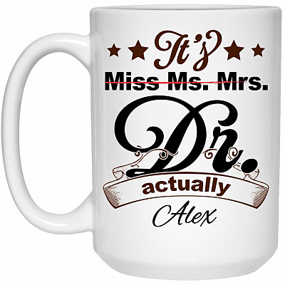 15 oz. White Mug