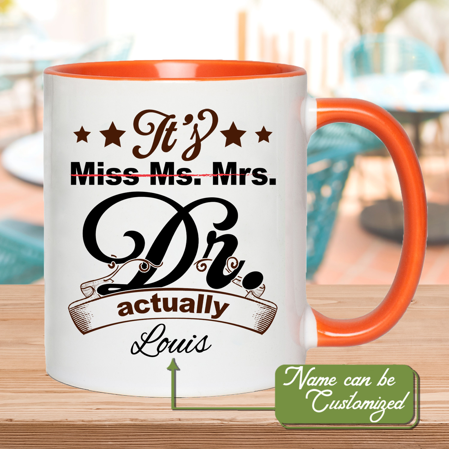 10VT. It's Dr Actually accent mug mk3