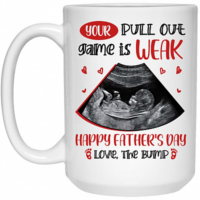 15 oz. White Mug
