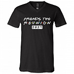 Friends Tshirt, Black, V-Neck T-Shirt