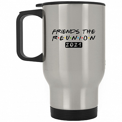 14 oz. Silver Travel Mug