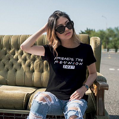 Alternative view of Friends The Reunion 2021 T-shirt - V-neck - Friends TV Show Shirt 2021