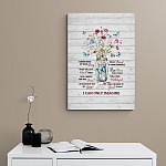 Butterfly Surrounded by Your Glory What Will My Heart Feel Only Imagine Wrapped Framed Canvas Prints - Unframed Poster