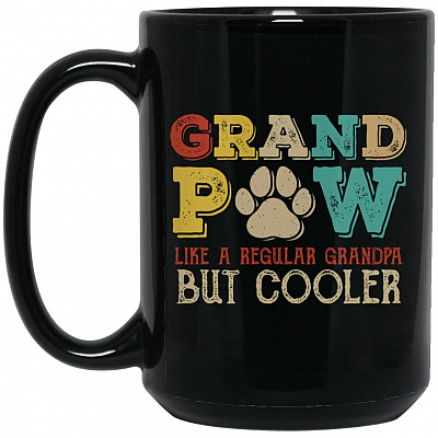 15 oz. Black Mug